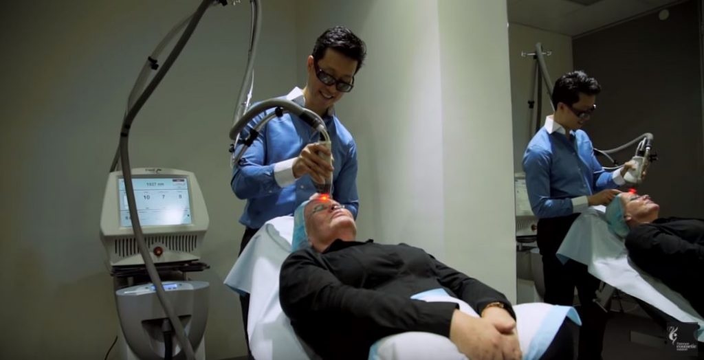 Fraxel laser treatment